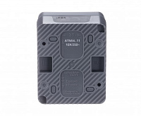 AtlasDesign Profi54 Антрацит Розетка 2-ая с/з со шторками IP54 ATN544026