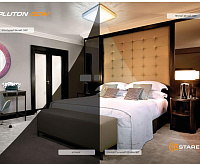 Накладной светильник "PLUTON" 60W S-550-SHINY-220-IP44