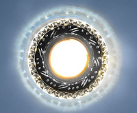 Светильник встраиваемый 8351 MR16 CL/BK прозрачный/черный сн/пр