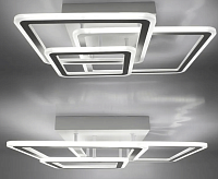 Люстра светодиодная "SONNE" 80W 3S-APP-520x520x110-WHITE/WHITE-220-IP20