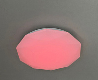 Накладной светильник "ALMAZ" 25W R-345-SHINY/WHITE-220-IP44 RGB