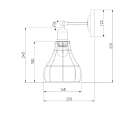 Бра 50063/1 белый