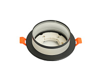 Светильник встраиваемый GX53 DL500 15W черный, круг