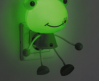 Ночник светодиодный "лягушка" 0.5W 230V зеленый FN1158 сн/пр
