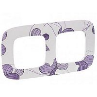 Valena ALLURE Рамка 2-ная универсальная флора 754362