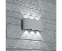 Настенный светодиодный светильник 230V 6*1W 4000K белый IP54 DH101