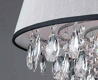 Люстра металл 10092/5 хром/прозрачный хрусталь