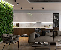 Светильник потолочный GX53 12W 230V черный HL362