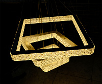 Люстра светодиодная "AKRILIKA" 120W 3S-APP-555-CHROME/CLEAR-220-IP20 