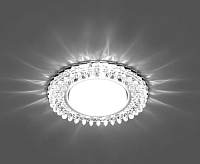 Светильник с подсветкой GX53 CD4027 15W 4000К прозрачный хром