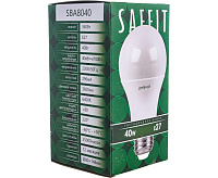 Лампа светодиодная 40W 6400K E27 SBA8040 шар (SAFFIT)