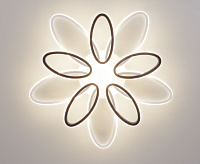 Люстра светодиодная 90137/10 белый/черный