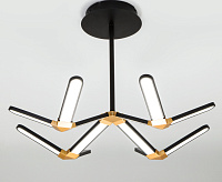 Потолочный светильник 90147/4 черный/золото