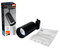 Светильник трековый PTR 0725 25W 4000K BL (черный) IP40 Jazzway