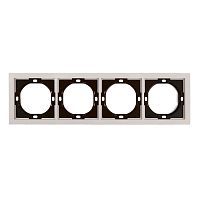 Мия Рамка 4 поста, пудровый жемчуг, PFR00-3004-08