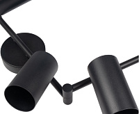 Светильник настенно-потолочный под лампу PCL 0606 6*GU10 BL черный IP20