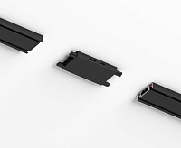Flat Magnetic Коннектор для четырёхстороннего соединителя накладного шинопровода чёрный