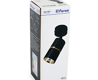 Светильник настенно-потолочный под лампу GU10, черный/золото ML1861