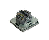 Эмили Переключатель перекрестный 2кл, платиново-серый RSW10-5111-10