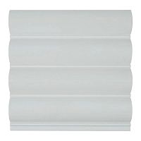 Панели 3D RAIL EAST из вспененного полистирола Волна 2700х120х12 мм Белая