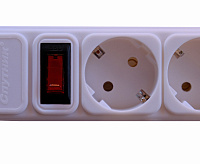 Сетевой фильтр SP-530 (3м 5 розеток) белый