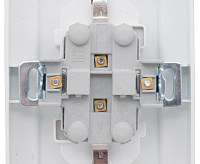 Розетка 2-местная с заземлением 16А EKF ERR16-128-100