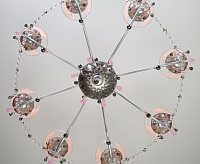 Люстра металл 10086/8 серебро сн/пр