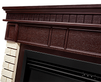 Портал Bricks 30 камень бежевый, шпон темный дуб