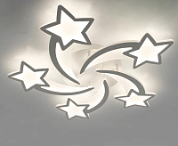 Люстра светодиодная "ROOM" star 100W 5S-APP-695x70-WHITE/WHITE-220-IP20