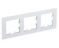 AtlasDesign Nature Белый Стекло матовое Рамка 3-ая ATN330103