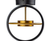 Люстра светодиодная FALENA  14W 2700-6400K черная/золото REV Ritter 51598 6