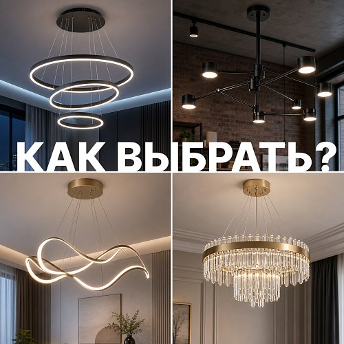 Как выбрать светодиодную люстру