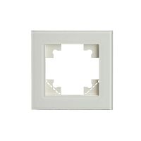 Катрин Рамка 1-ая для сенсорных механизмов стекло белый GFR00-7001-01S