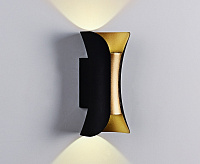 Бра FW193 BK/GD/S LED 4200K 10W черный/золото/песок