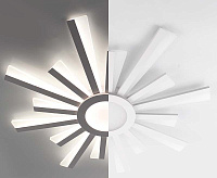 Люстра светодиодная "TERESA" 100W R-APP-680x50-WHITE/WHITE-220-IP20