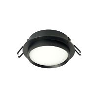 Светильник встраиваемый GX53 DL507 15W черный, круг