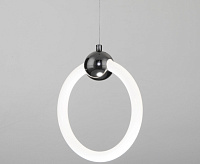 Подвесной светильник 90165/1 черный жемчуг сн/пр