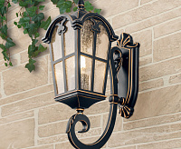 Светильник уличный Mira U черное золото