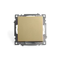 Катрин Переключатель перекрестный1-кл золото GLS10-7110-08