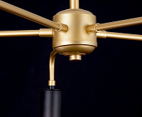 Люстра 70053/5 черный/золото сн/пр