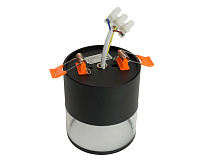 Светильник потолочный GX53 12W 230V черный HL454