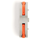 Клемма монтажная для фазных проводников, 2 контактные группы, (LD222-421)