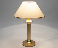 Настольная лампа с абажуром 60019/1 золото