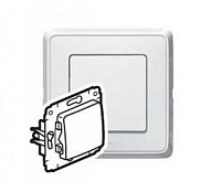 Cariva Выключатель 1-кл бел 773656