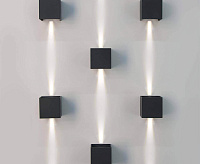 Настенный светодиодный светильник 1548 TECHNO LED WINNER черный IP54