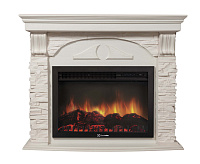 Портал Torre 26 Sphere камень белый шпон беленый дуб