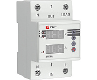 Реле напряжения и тока с дисплеем MRVA 25A EKF PROxima сн/пр