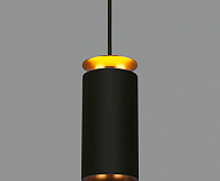 Подвесной LED светильник DLS021 9+4W 4200K черный матовый/золото