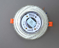 Светильник с подсветкой GX53 CD4037 15W 4000К прозрачный хром сн/пр