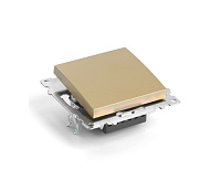 Катрин Переключатель 1-кл золото GLS10-7105-08